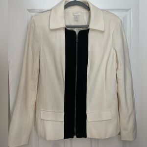 Chicos zip up heavy dressy jacket